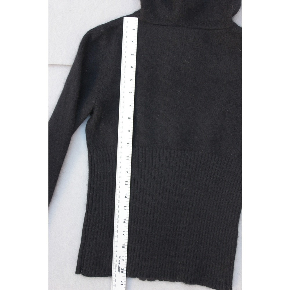 Bebe Y2K Angora Blend Zip Hoodie Sweater I Heart Logo Juniors M - Picture 12 of 12